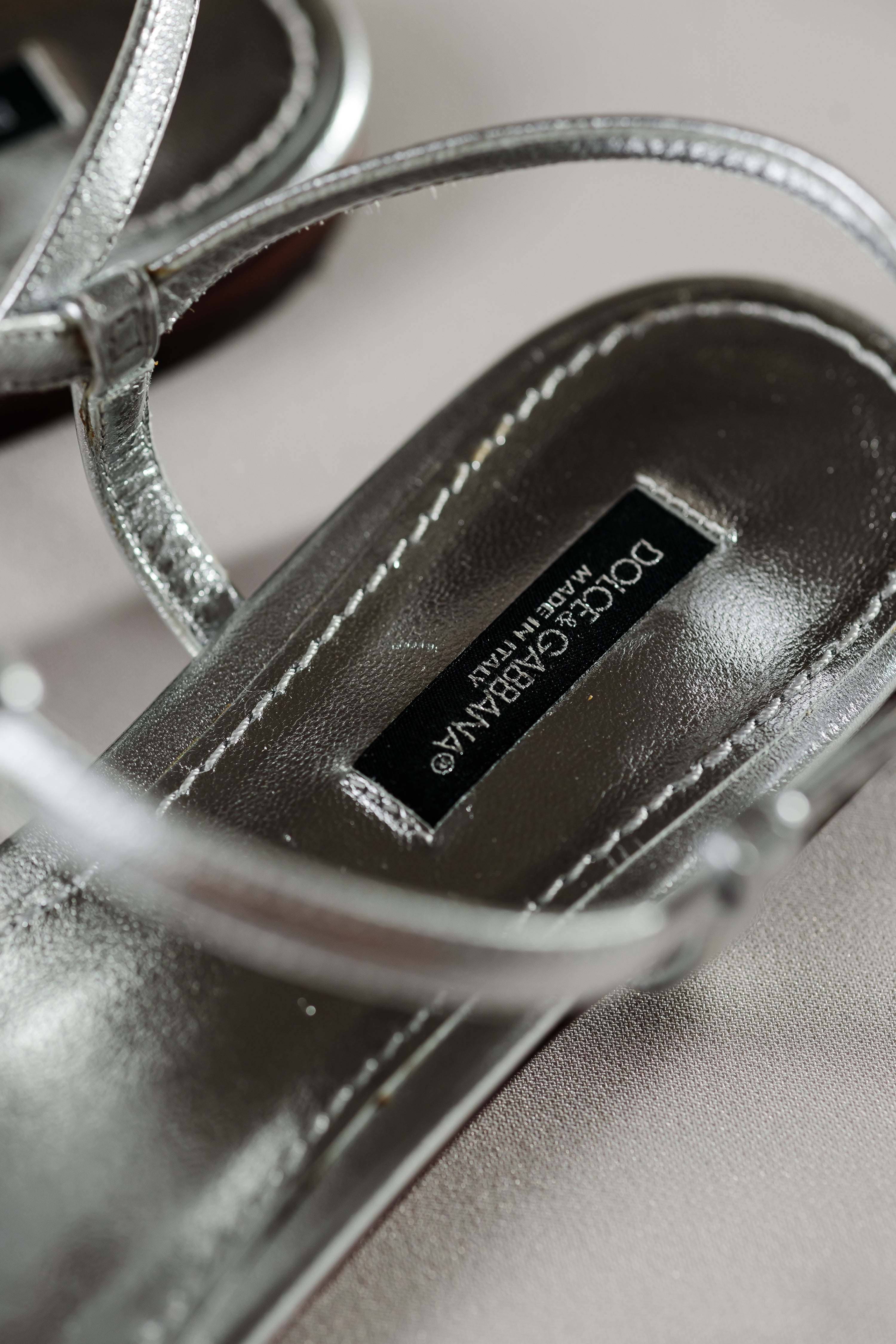 Dolce & Gabbana Sacred Heart Thong Sandals, EU 37.5