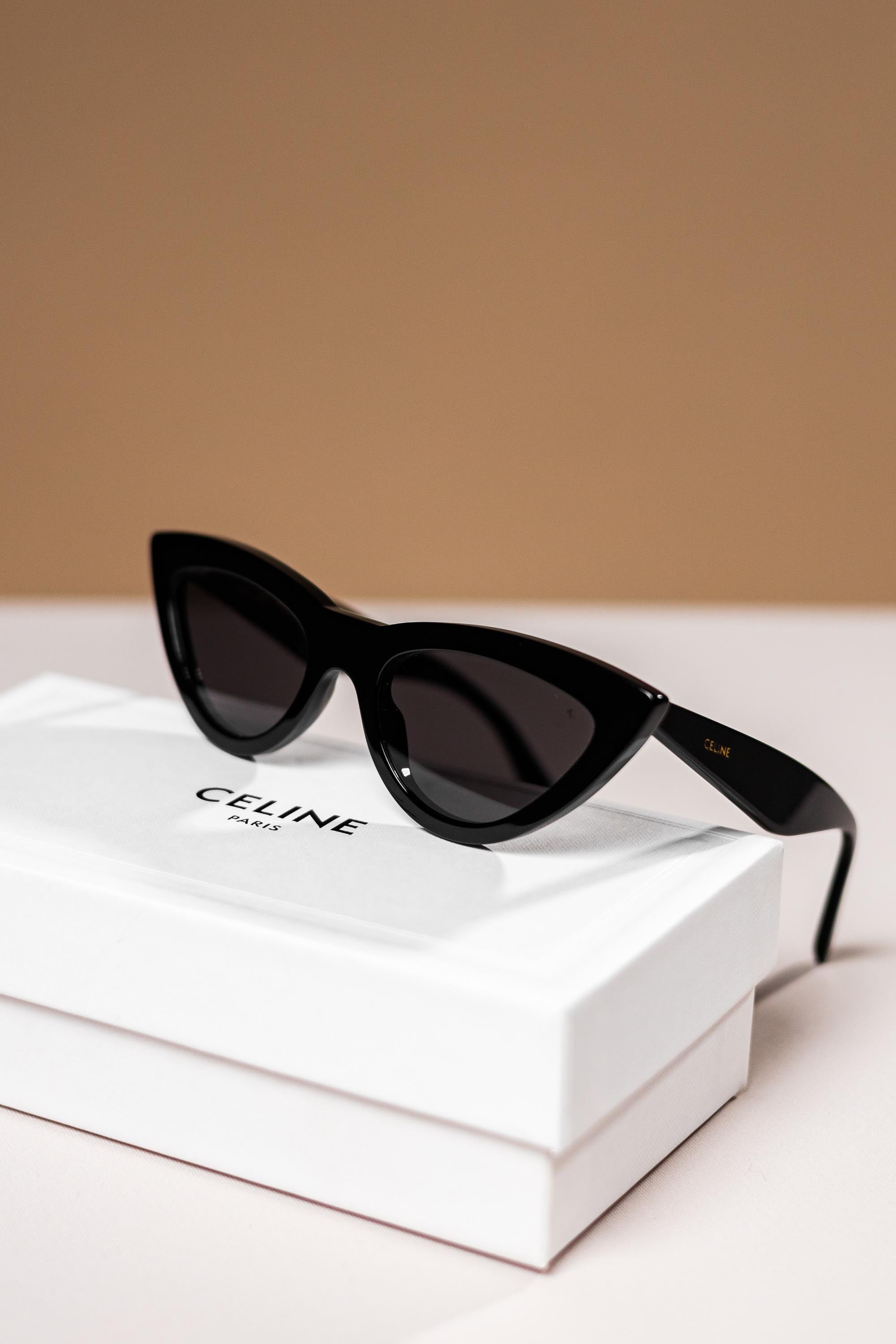 Celine Cat Eye Sunglasses Black