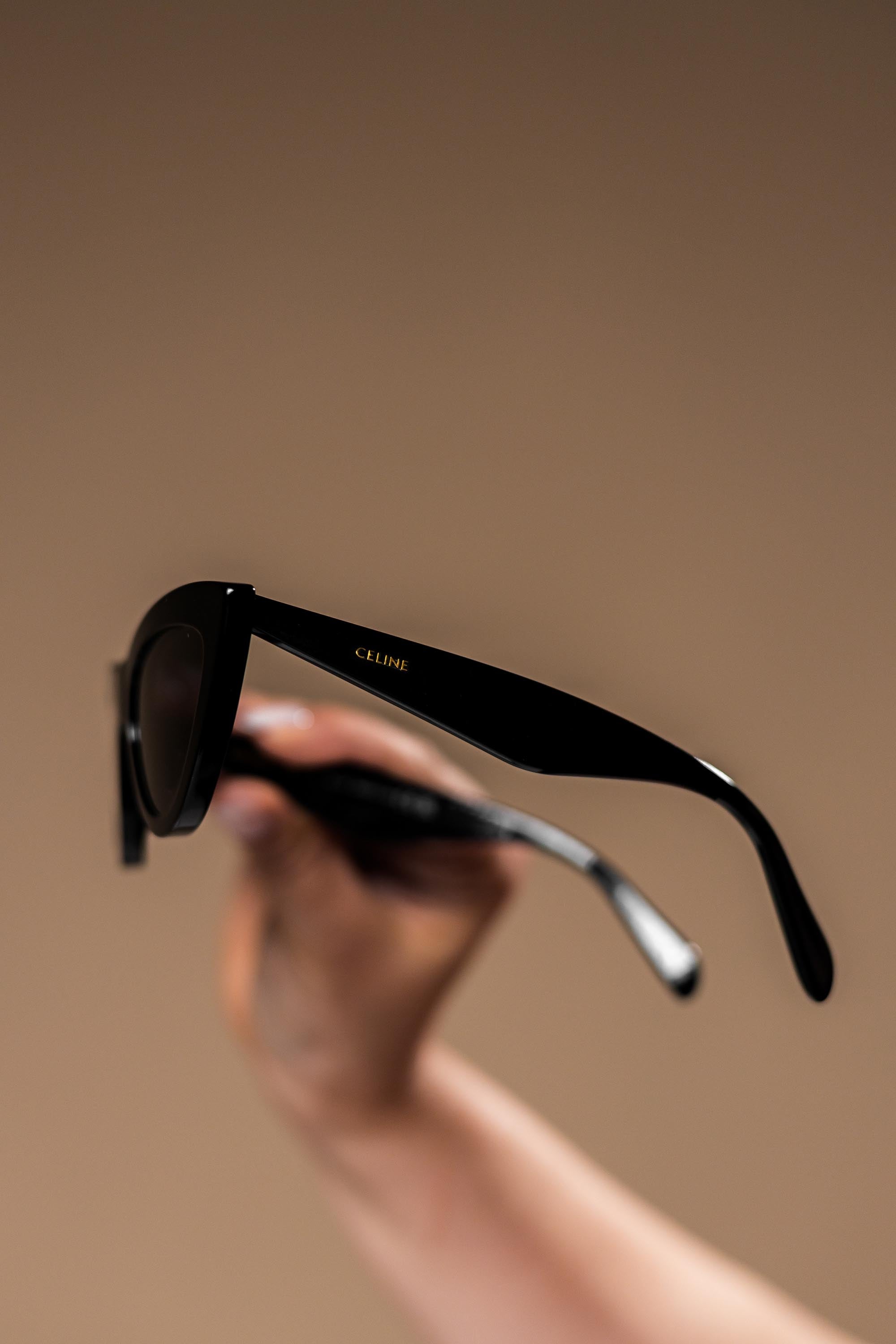Celine Cat Eye Sunglasses Black