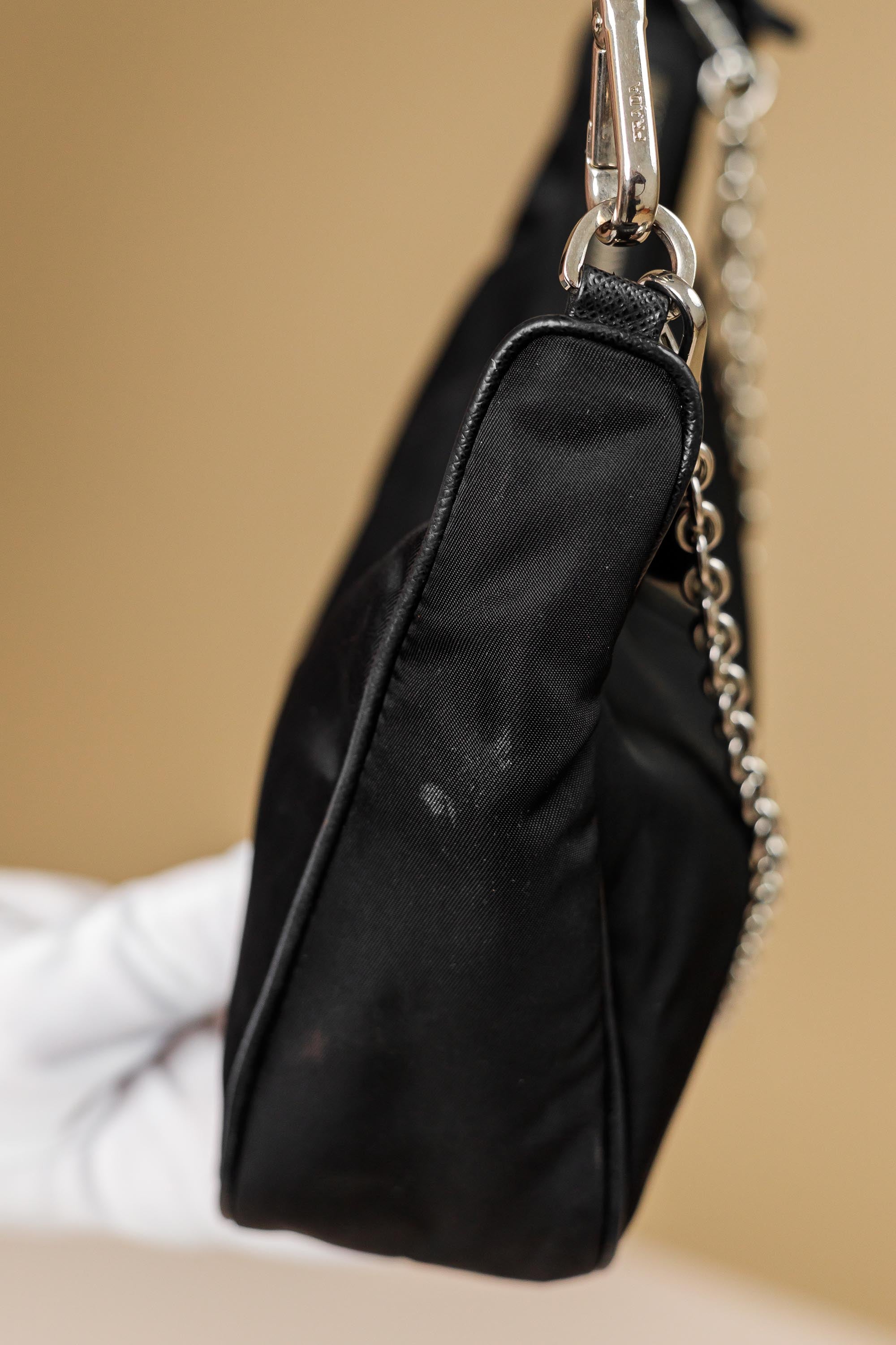 Prada Re-Edition 2005 Re-Nylon Shoulder Bag Black