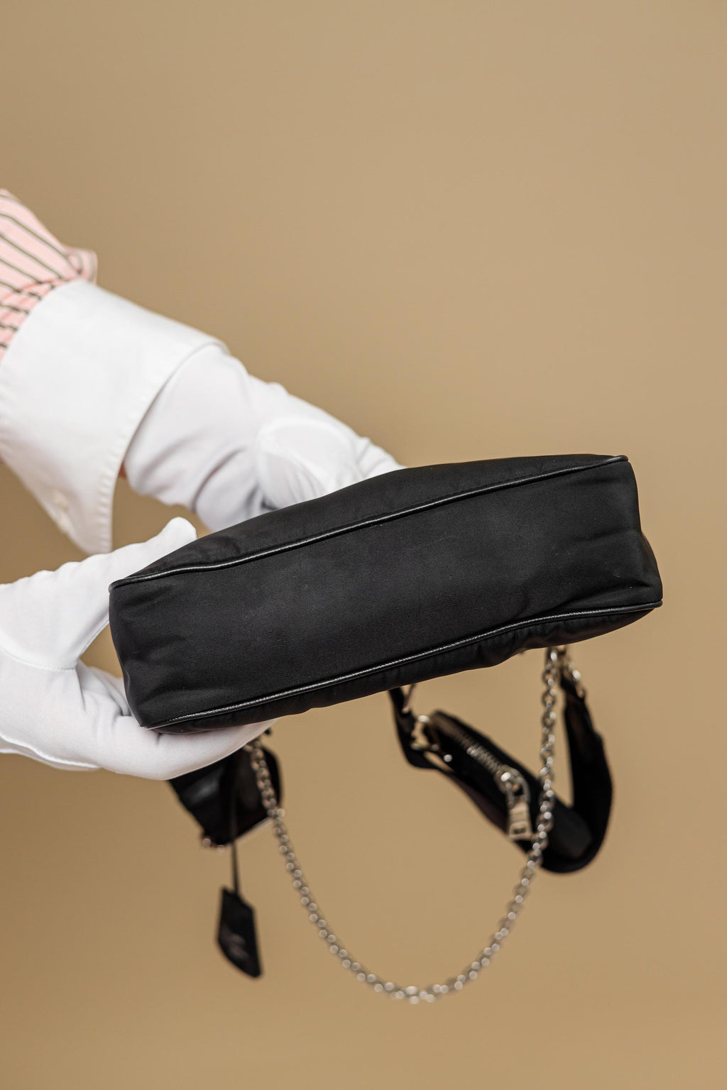 Prada Re-Edition 2005 Re-Nylon Shoulder Bag Black
