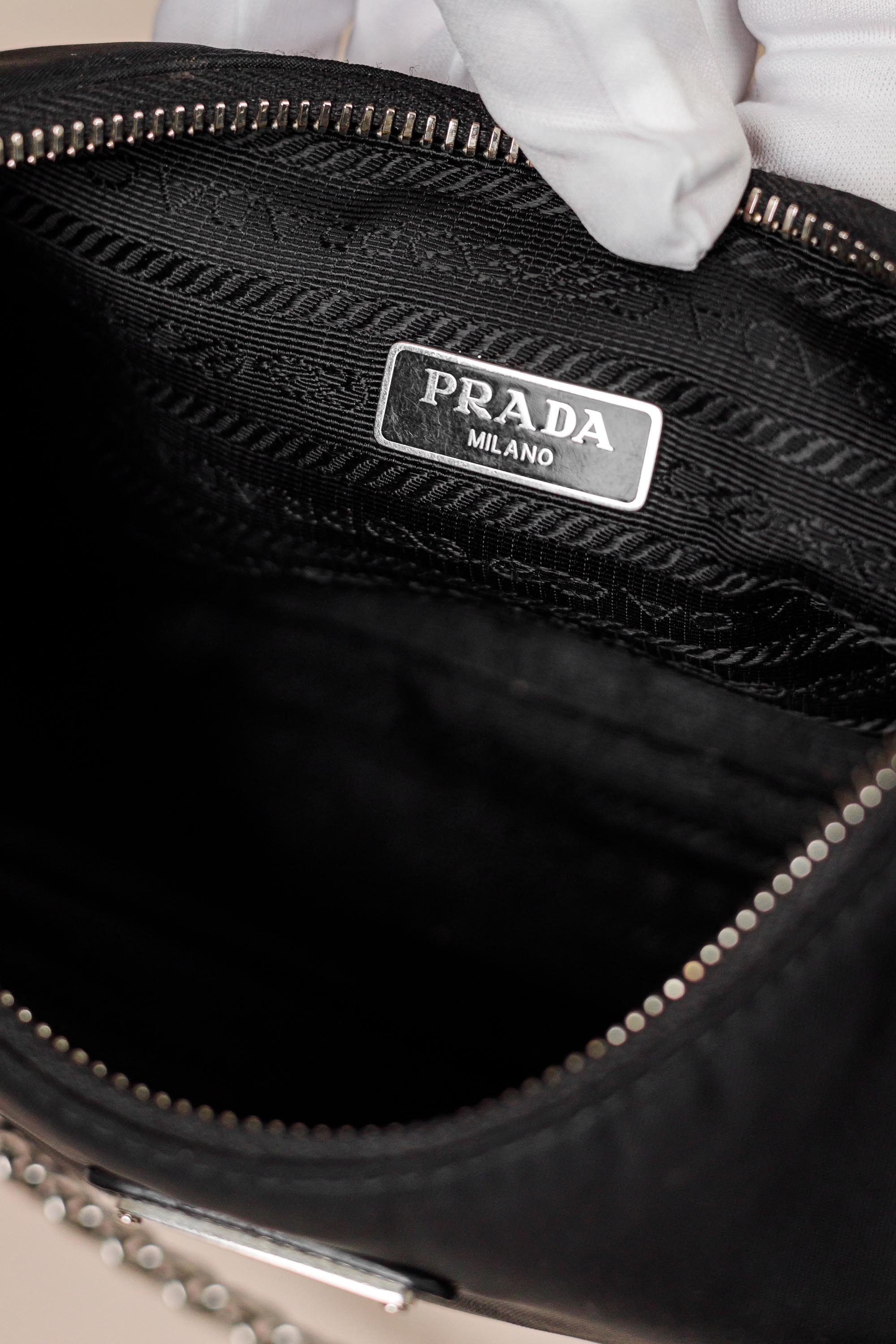 Prada Re-Edition 2005 Re-Nylon Shoulder Bag Black