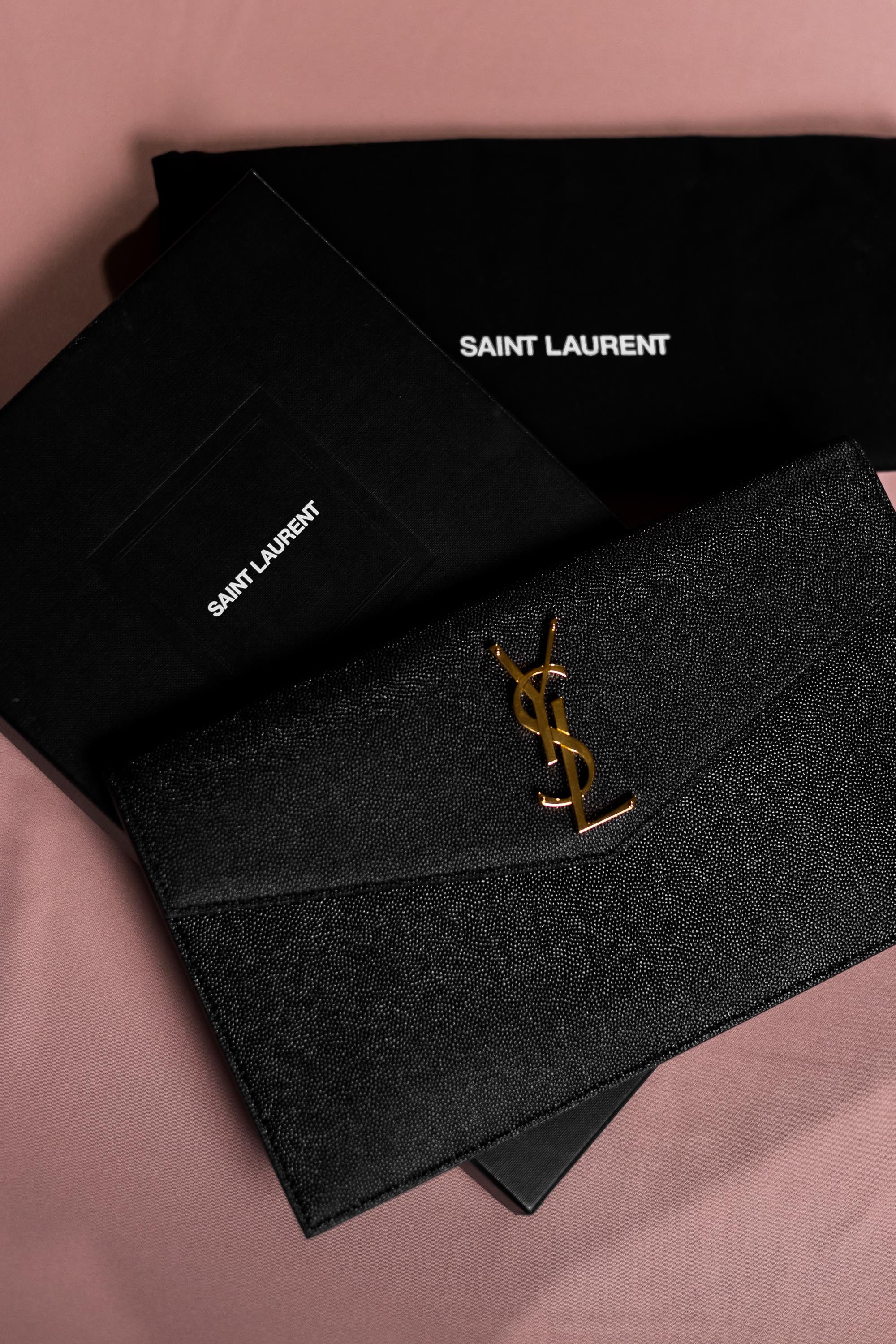 Saint Laurent Cassandre Large Envelope Clutch
