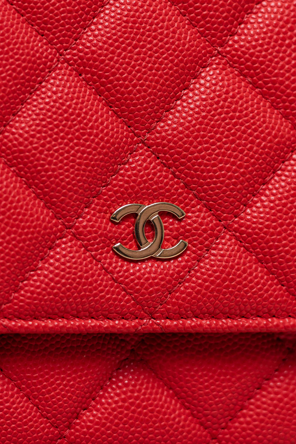 Chanel Classic Wallet on Chain Quilted Caviar Leather