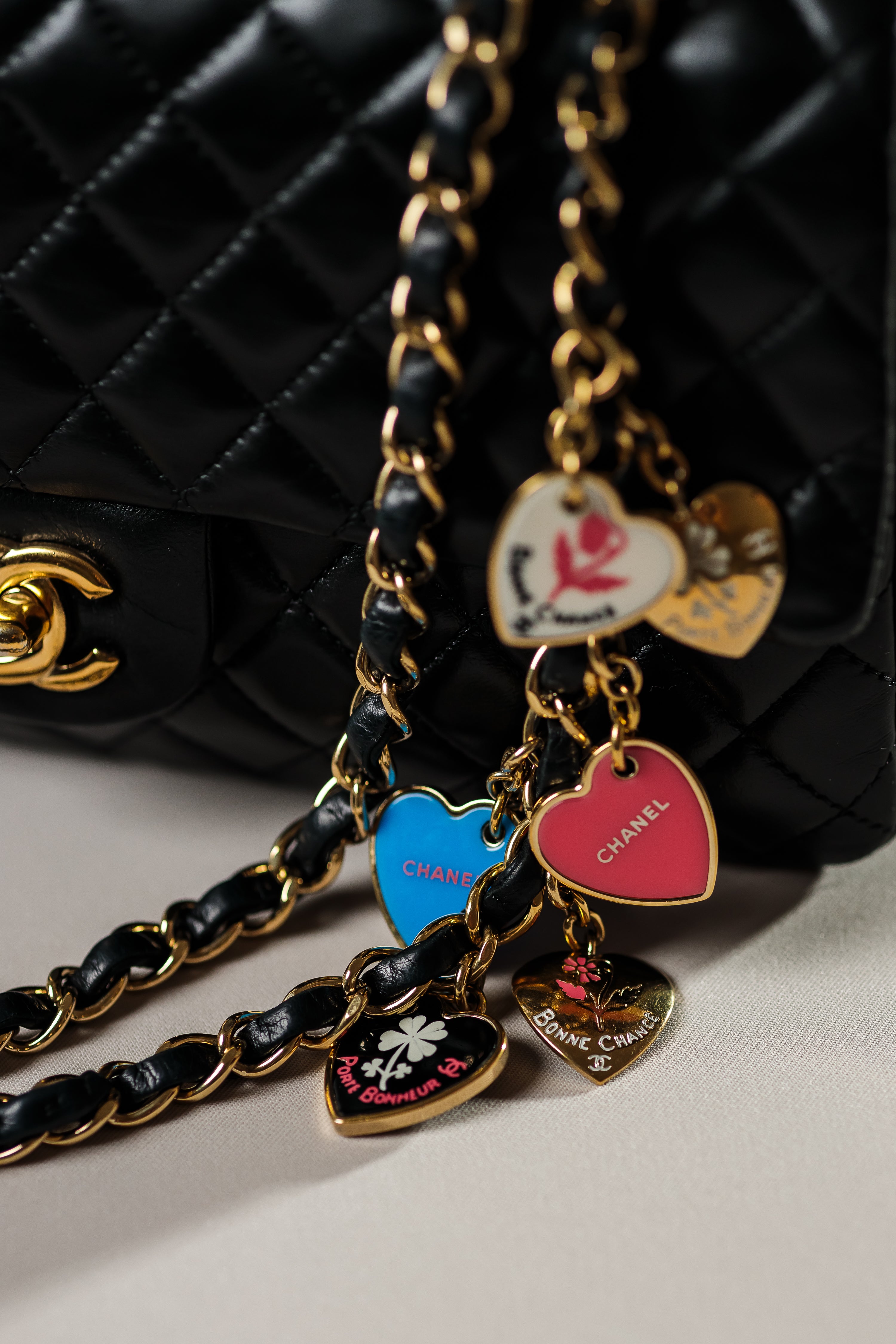 Chanel Valentine Charms Medium Single Flap