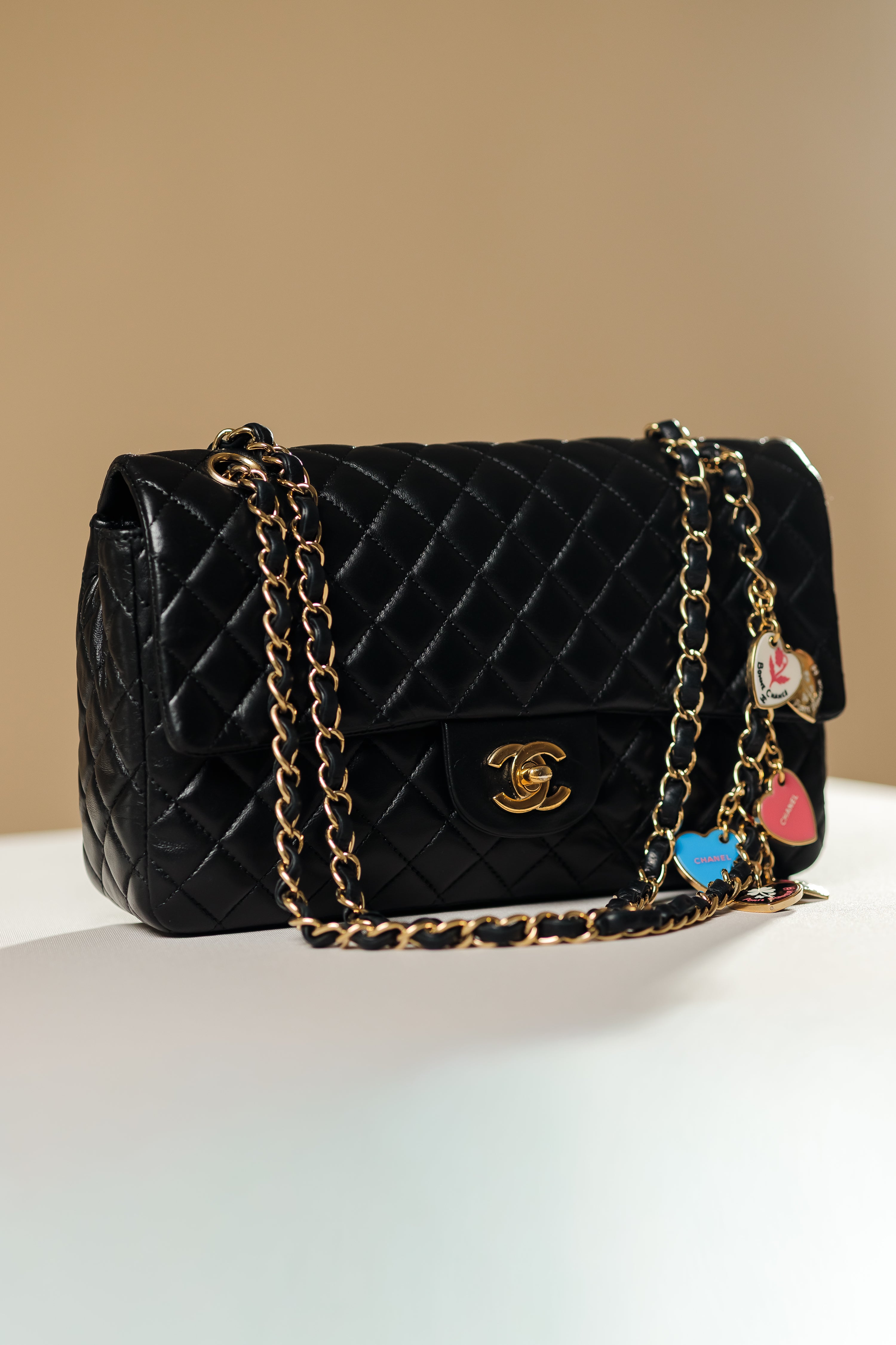 Chanel Valentine Charms Medium Single Flap