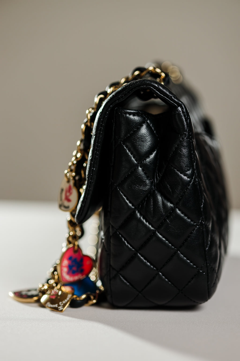 Chanel Valentine Charms Medium Single Flap