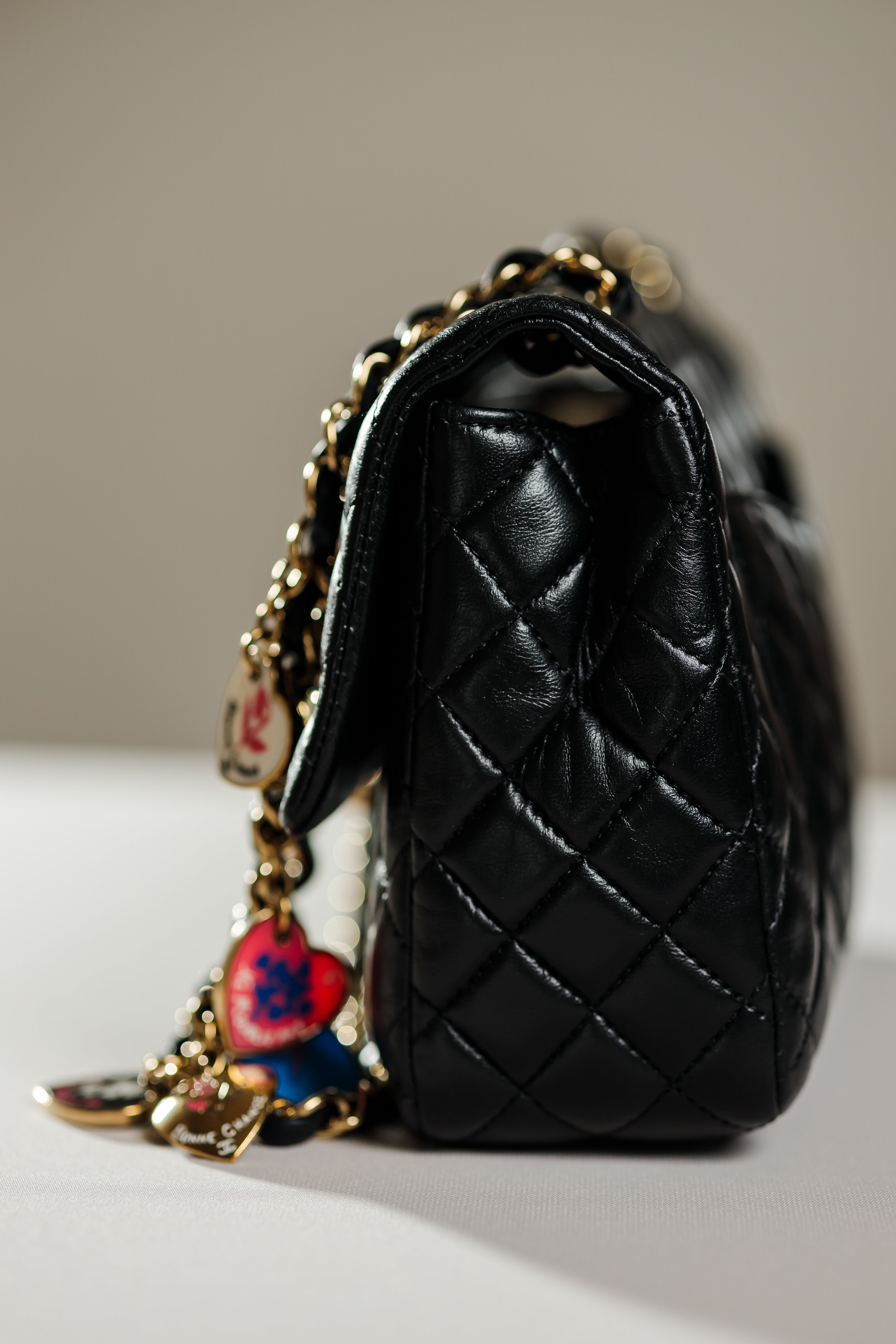 Chanel Valentine Charms Medium Single Flap