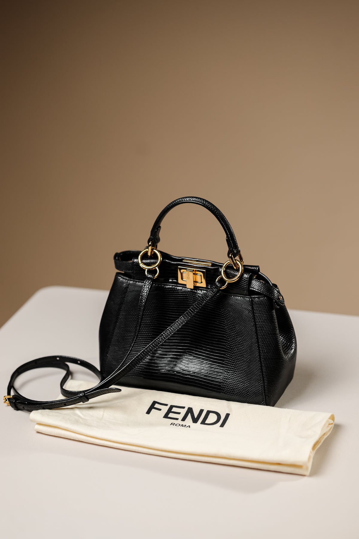 Fendi Peekaboo Mini Black