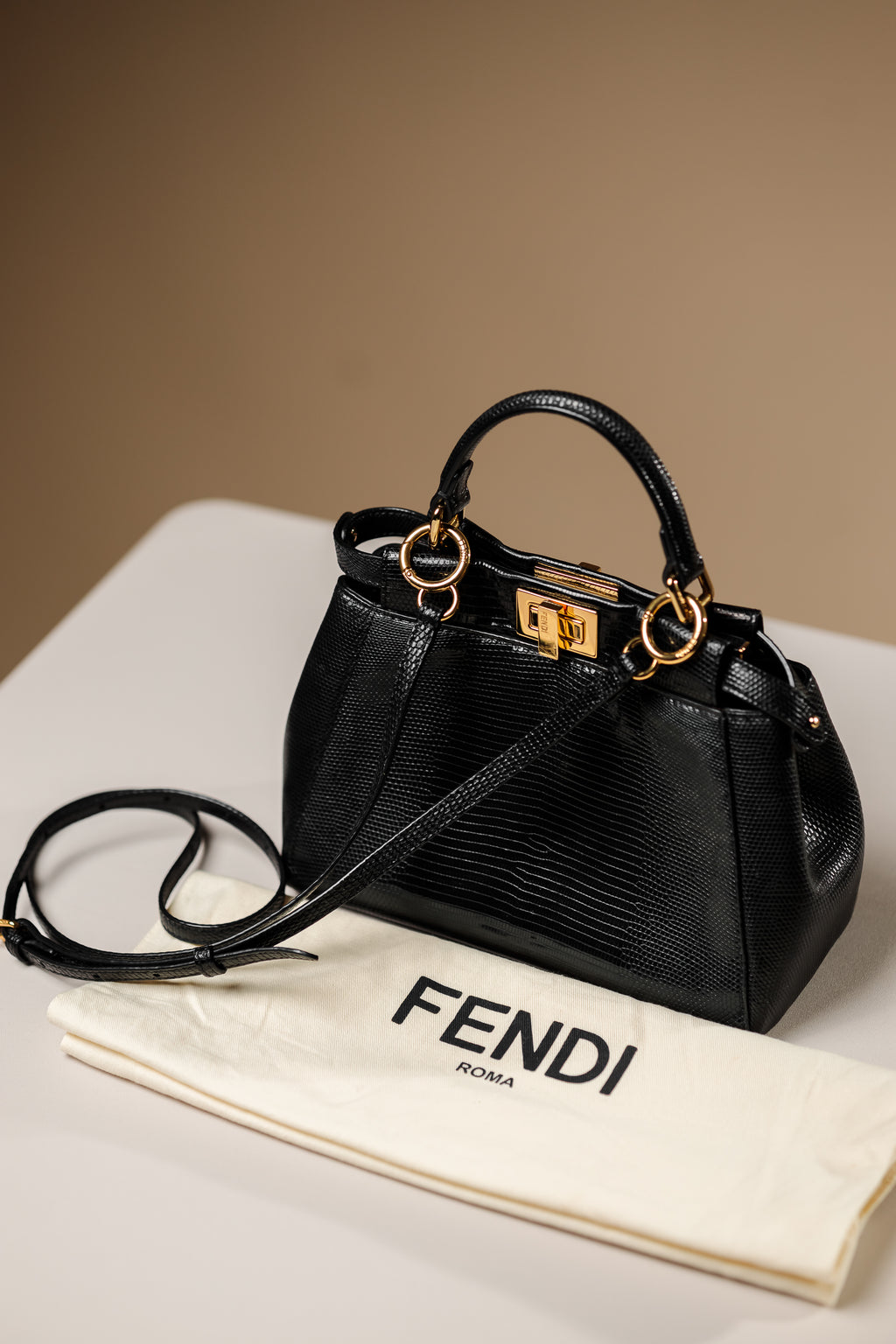Fendi Peekaboo Mini Black