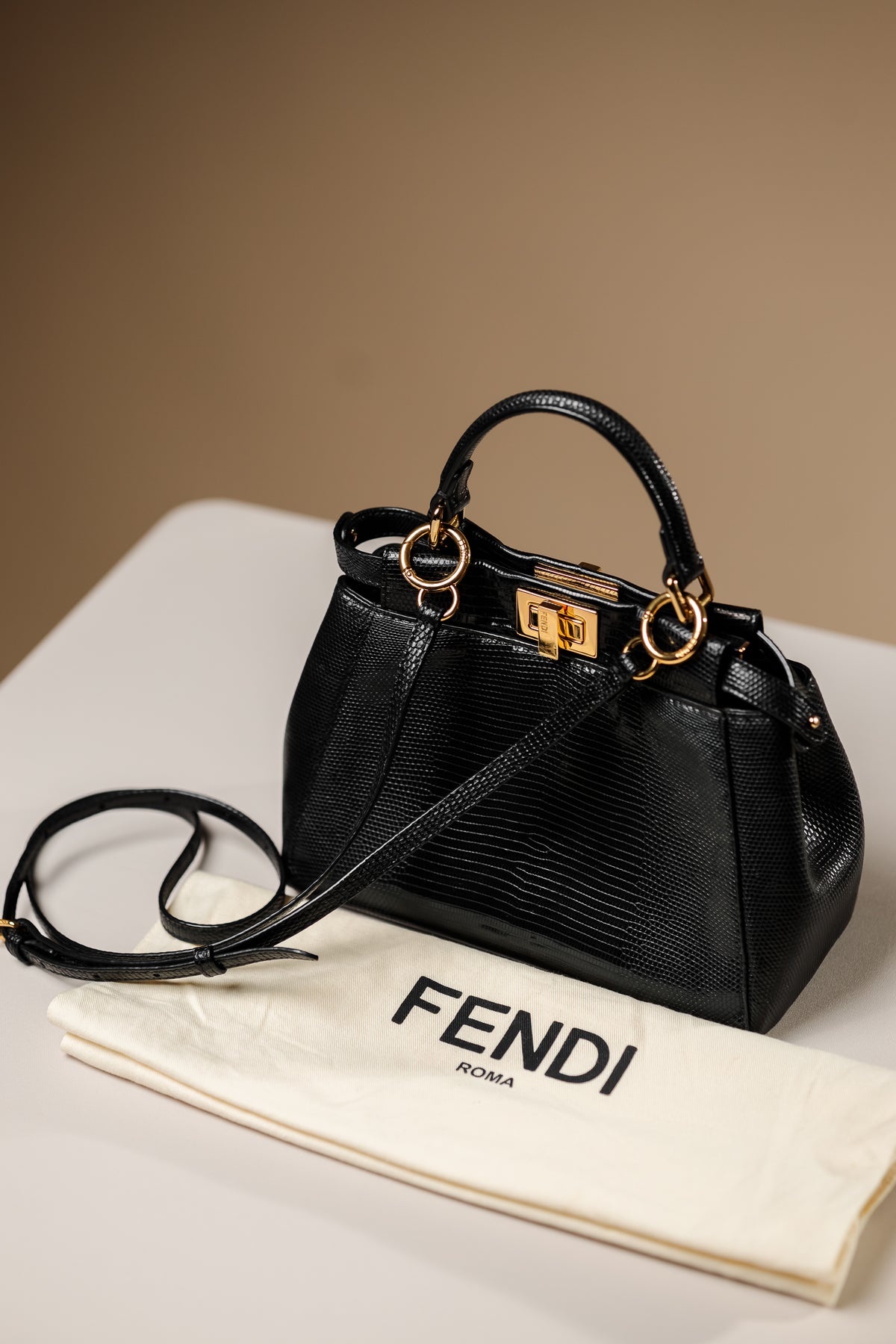 Fendi Peekaboo Mini Black