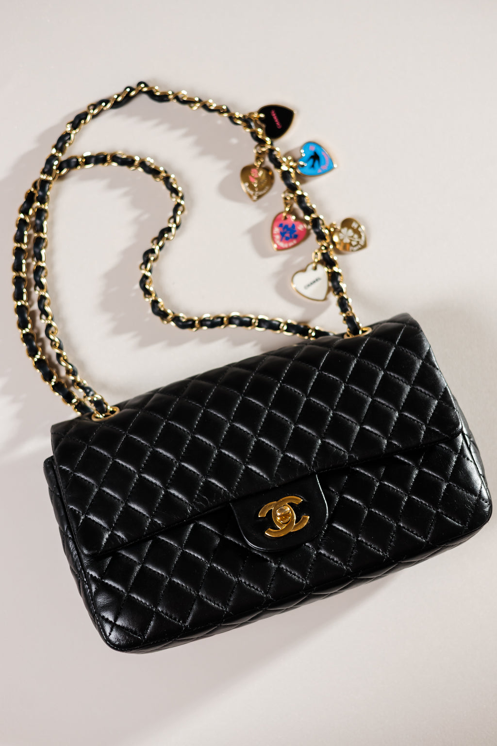 Chanel Valentine Charms Medium Single Flap