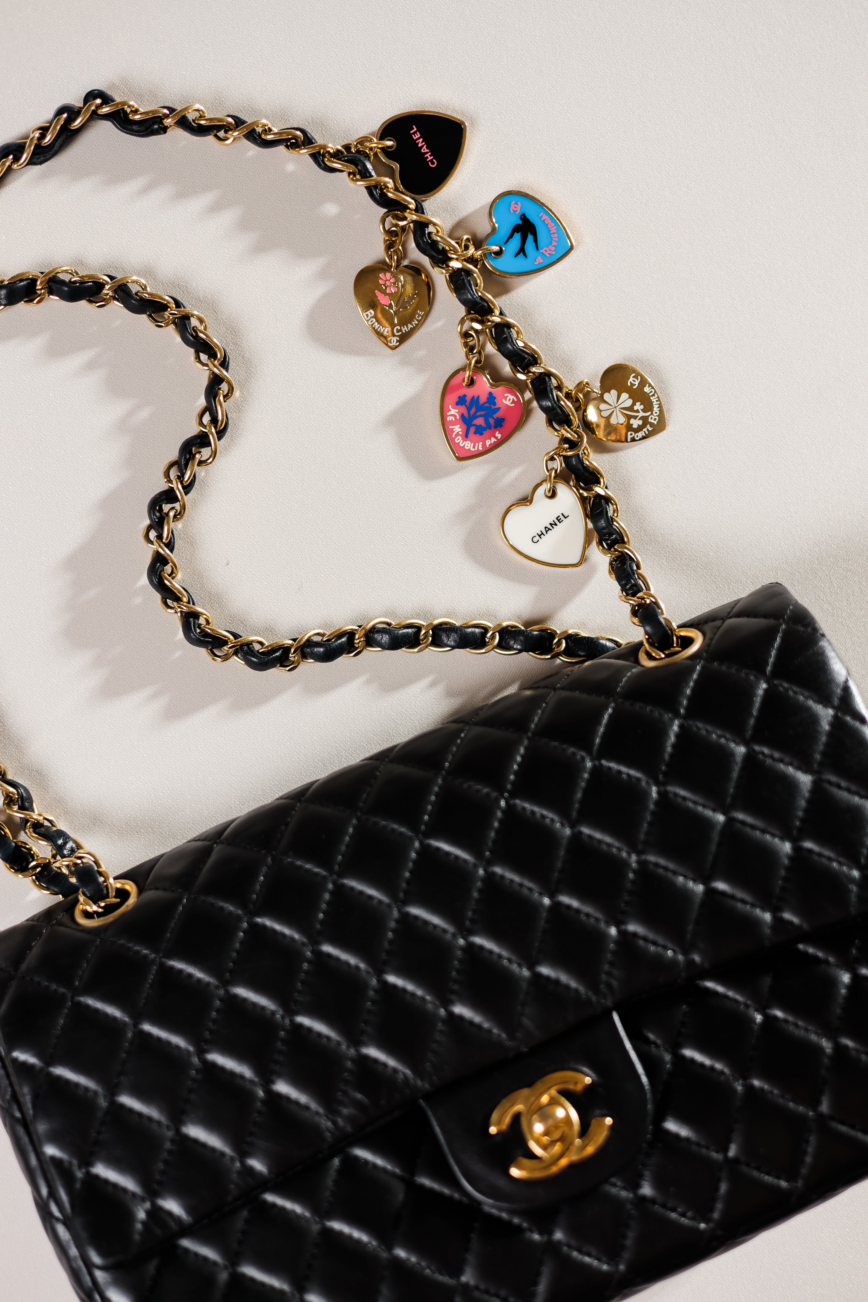 Chanel Valentine Charms Medium Single Flap