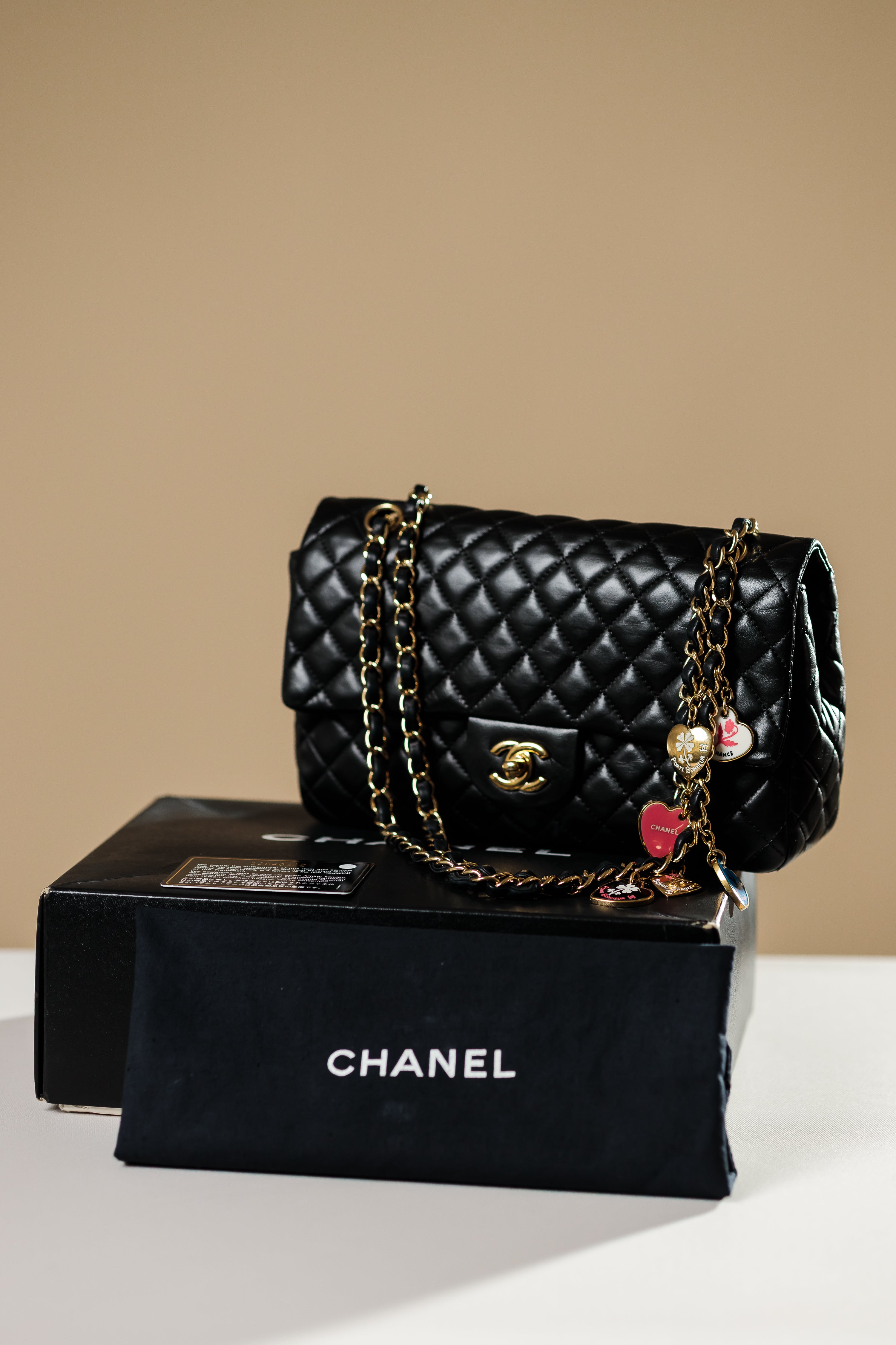 Chanel Valentine Charms Medium Single Flap