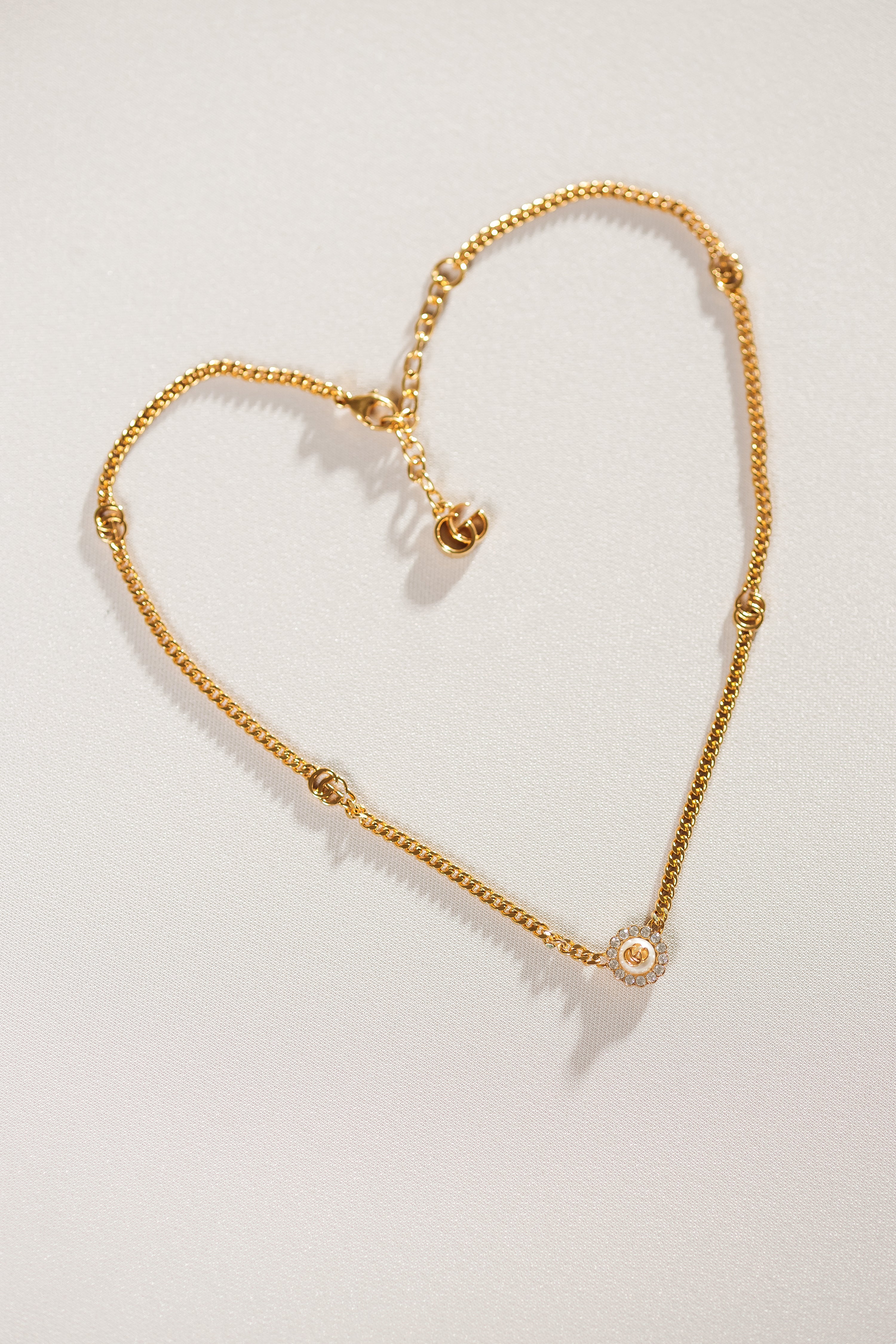 Gucci Marmont Double G Flower Necklace