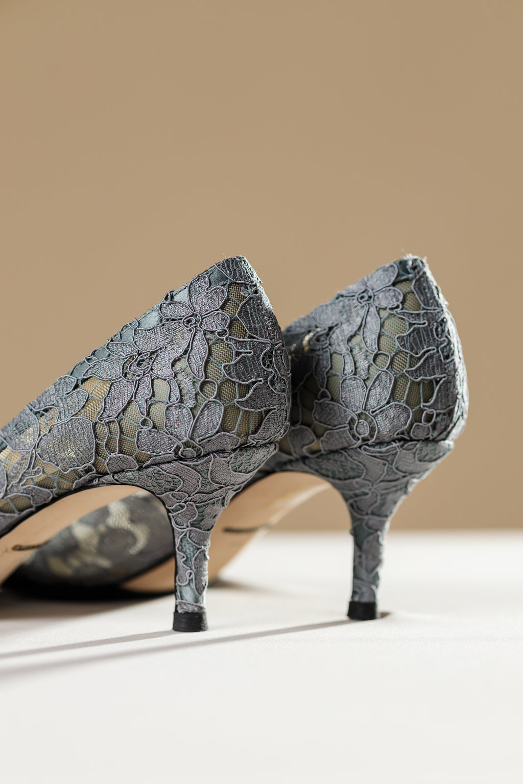 Dolce & Gabbana Belluci Taormina Lace Crystal Brooch Pumps, EU 38.5