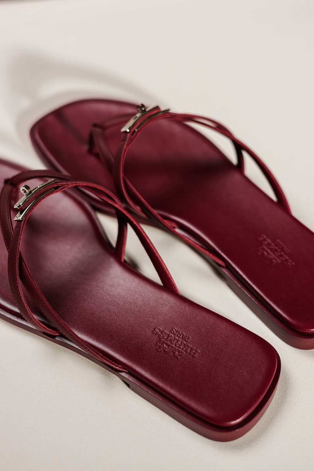 Hermes Kelly Lock Sandals, EU 40