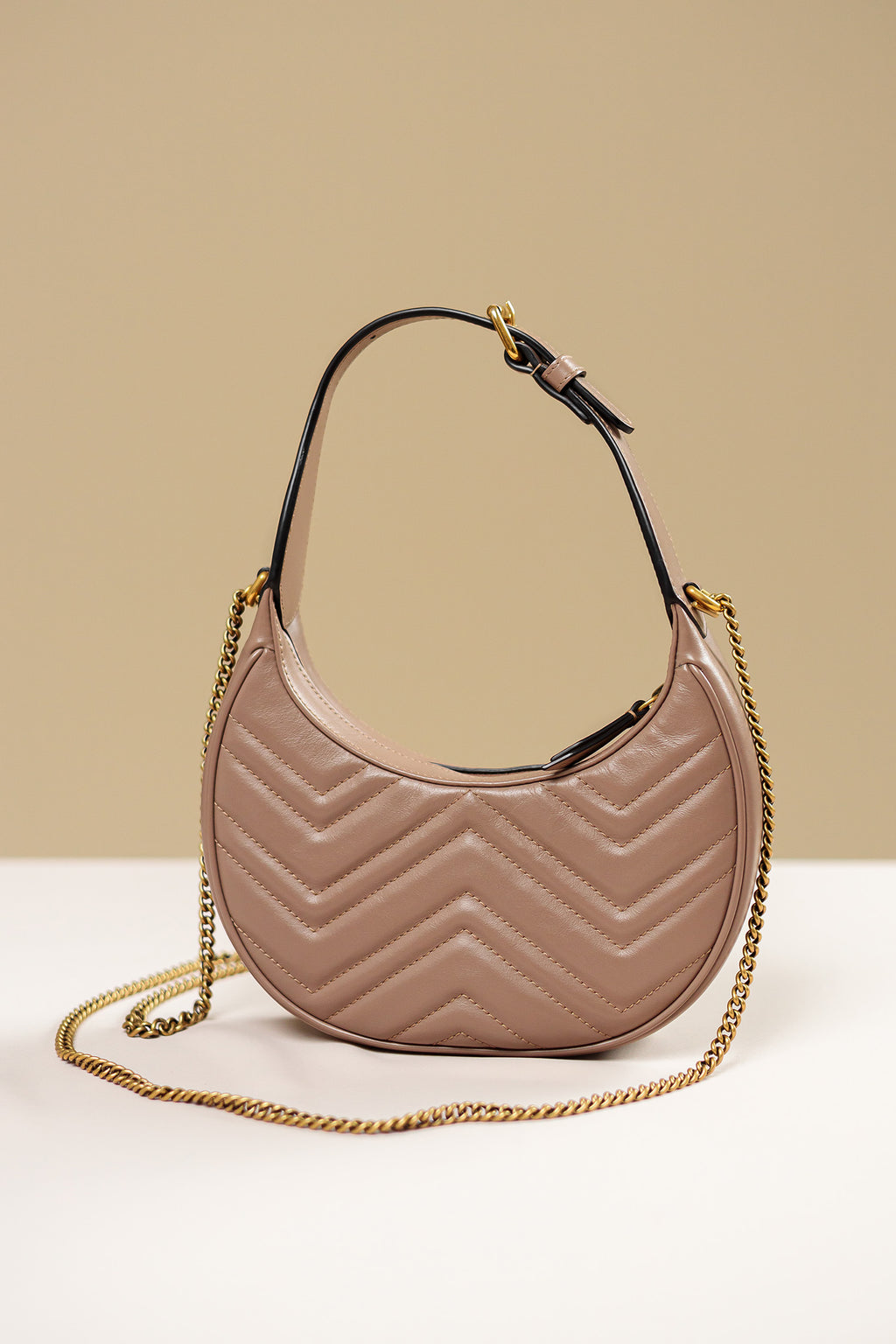 GG Marmont Mini Half-Moon