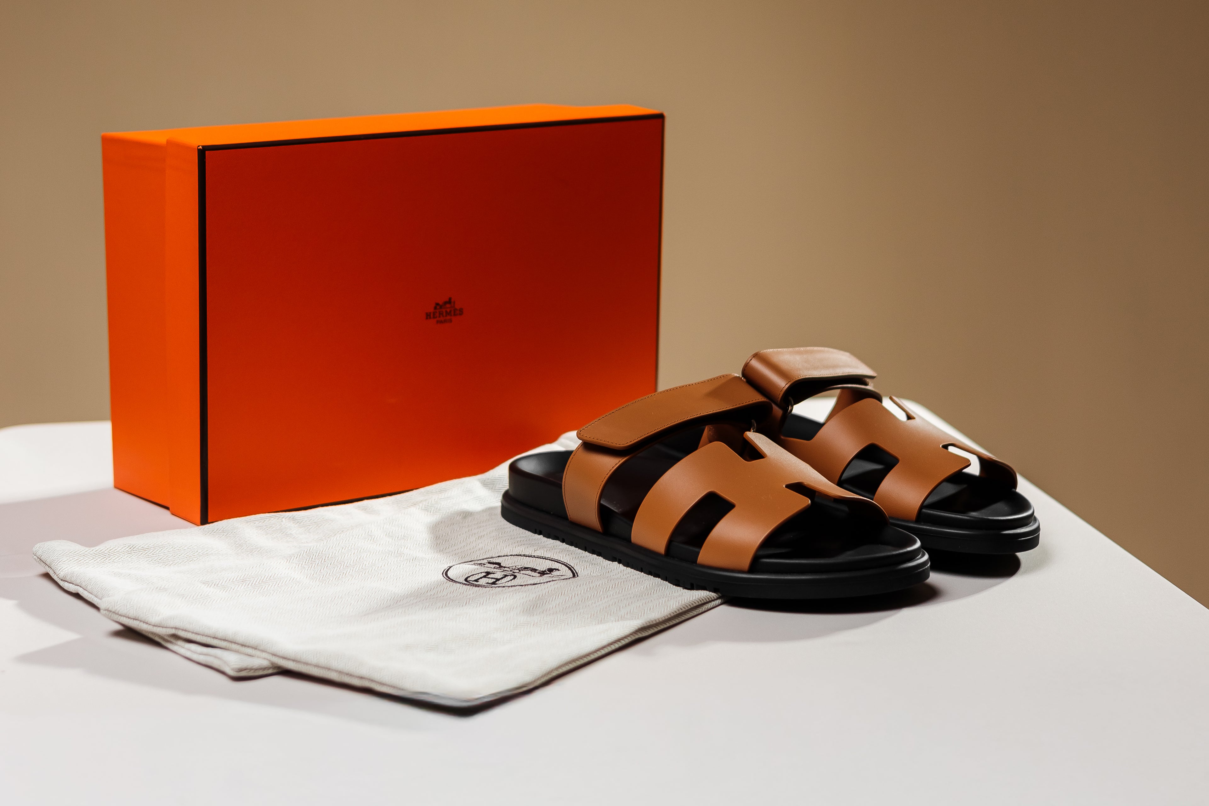 Hermès Chypre sandals, EU 39